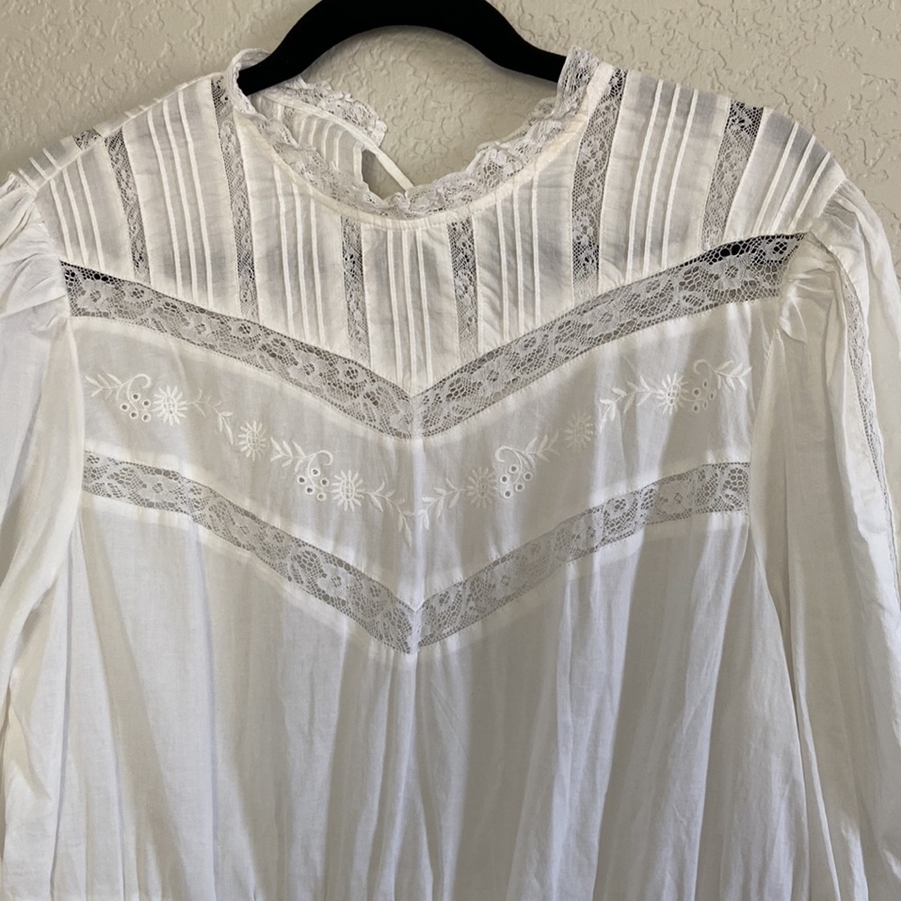 NWT LoveShackFancy x Target Talulah White
Pintuck Dress. Size L - Picture 6 of 7